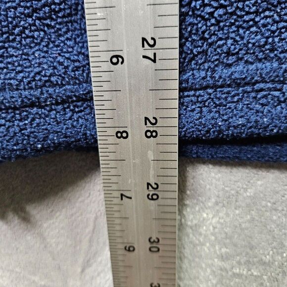 Champs Sports Sweater Mens Large Blue Fleece 1/4 Zip Pullover Jacket - Picture 8 of 10